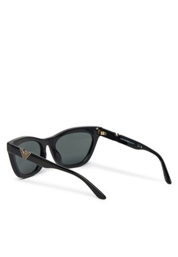 Emporio Armani Okulary przeciwsłoneczne 0EA4259U 501787 Czarny. Kolor: czarny