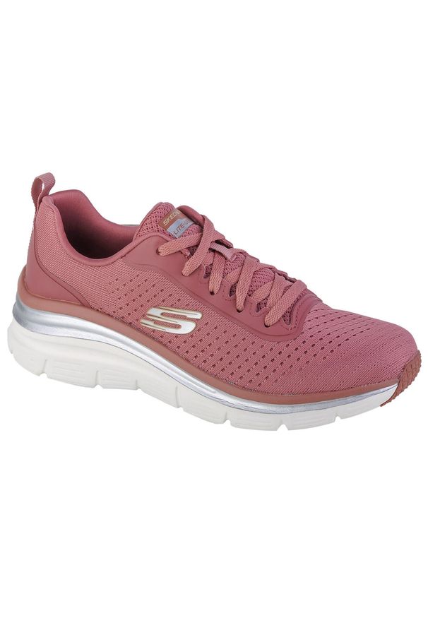 skechers - Buty sportowe Sneakersy damskie, Skechers Fashion Fit - Make Moves. Kolor: różowy. Sport: turystyka piesza