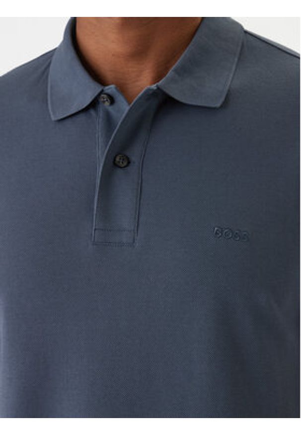 BOSS Polo Pallas 50553564 Niebieski Regular Fit. Typ kołnierza: polo. Kolor: niebieski. Materiał: bawełna