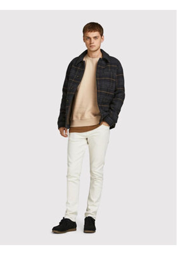 Jack & Jones Bluza Star 12208182 Beżowy Regular Fit. Kolor: beżowy. Materiał: syntetyk, bawełna