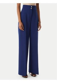Maryley Spodnie materiałowe 26EB680/43FR Granatowy Regular Fit. Kolor: niebieski. Materiał: syntetyk #1