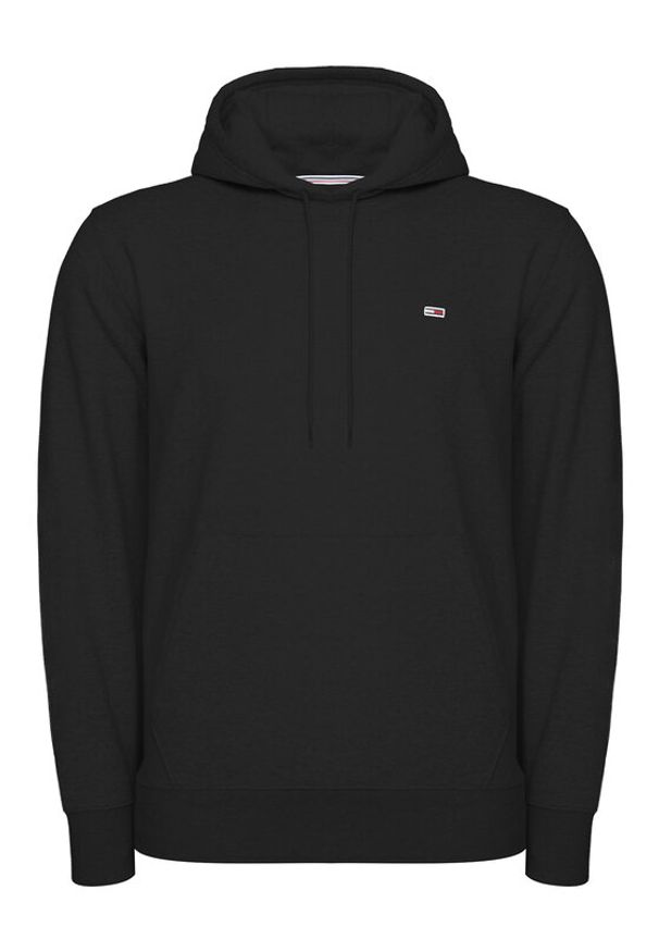 Tommy Jeans Bluza Regular Fleece DM0DM09593 Czarny Regular Fit. Kolor: czarny. Materiał: syntetyk, bawełna