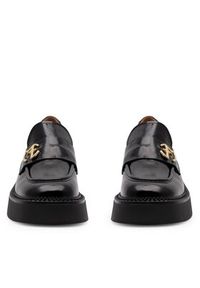 Eva Minge Loafersy LAGOA-24750 Czarny. Kolor: czarny. Materiał: skóra, lakier #8
