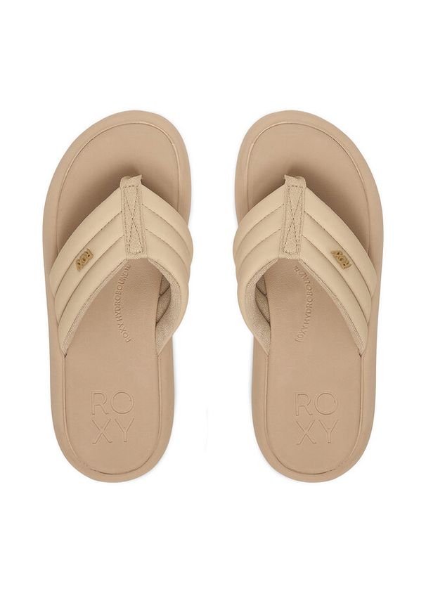 Japonki Roxy. Kolor: beżowy