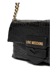 Love Moschino - LOVE MOSCHINO Torebka JC4285PP0LKF0000 Czarny. Kolor: czarny. Materiał: skórzane