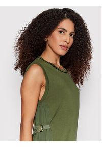 Liu Jo Sport Sukienka codzienna TA2180 J0088 Zielony Regular Fit. Okazja: na co dzień. Kolor: zielony. Materiał: bawełna. Typ sukienki: proste, sportowe. Styl: sportowy, casual #3