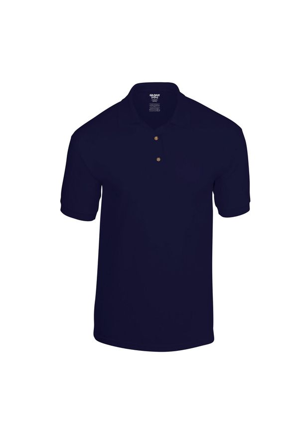 GILDAN - Koszulka Polo Dla Dorosłych Unisex Dryblend Jersey. Typ kołnierza: polo. Kolor: niebieski. Materiał: jersey