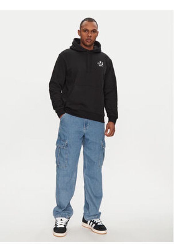 Adidas - adidas Bluza Made By Nelson V-Day JP0980 Czarny Loose Fit. Kolor: czarny. Materiał: bawełna