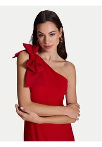 Swing Sukienka wieczorowa 5AI00600 Czerwony Slim Fit. Kolor: czerwony. Materiał: syntetyk. Styl: wizytowy #6