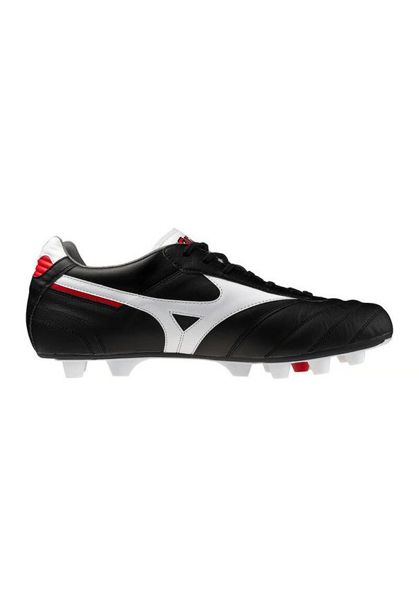 Buty piłkarskie Mizuno Morelia II Elite FG. Kolor: czarny, biały, wielokolorowy. Sport: piłka nożna