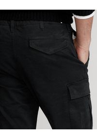 Ralph Lauren - RALPH LAUREN - Czarne spodnie cargo. Kolor: czarny. Materiał: bawełna, tkanina. Styl: klasyczny #4