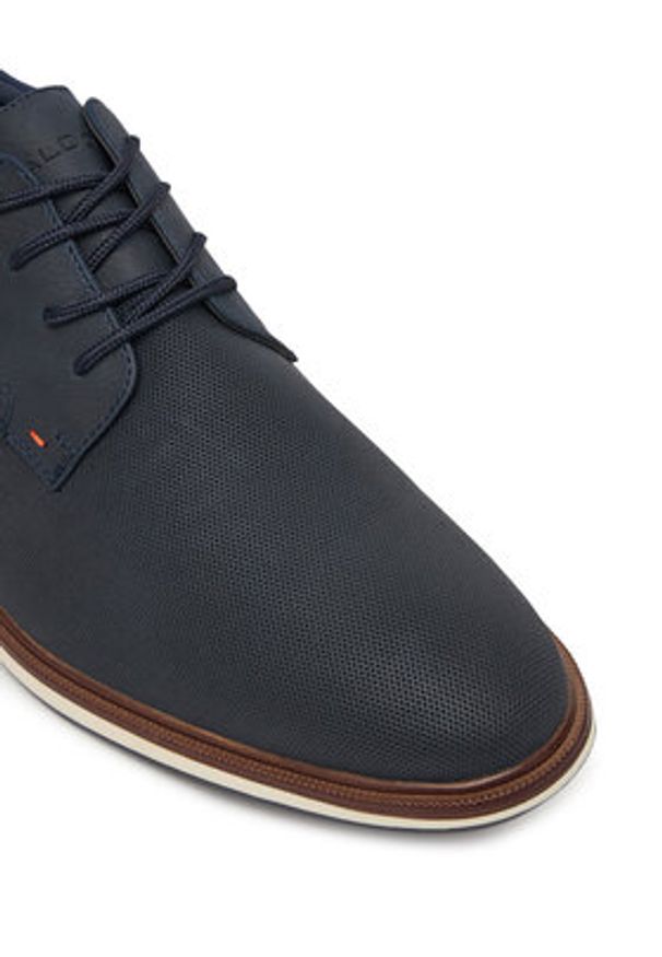 Aldo Półbuty Karson 13568597 Granatowy. Kolor: niebieski. Materiał: skóra