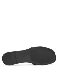 TOMMY HILFIGER - Tommy Hilfiger Klapki Th Logo Strap Mule FW0FW08671 Czarny. Kolor: czarny. Materiał: skóra #4
