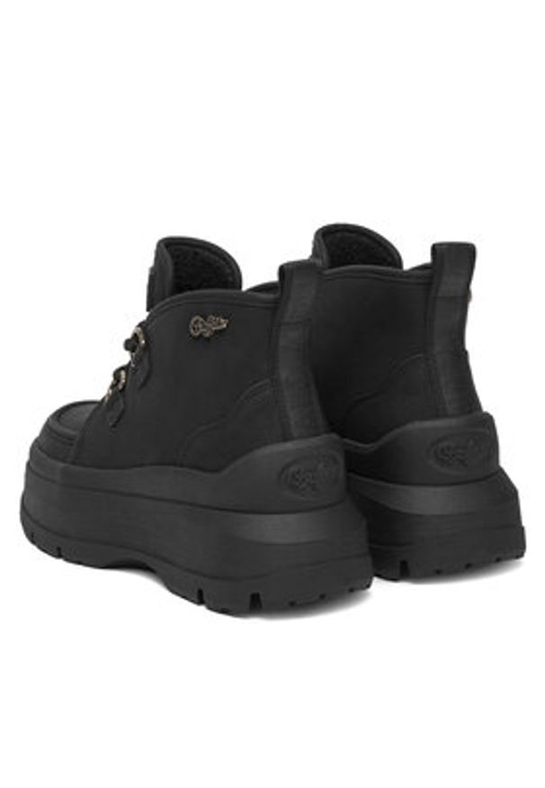 Buffalo Botki Olympia Chukka Warm 1622613 Czarny. Kolor: czarny. Materiał: skóra