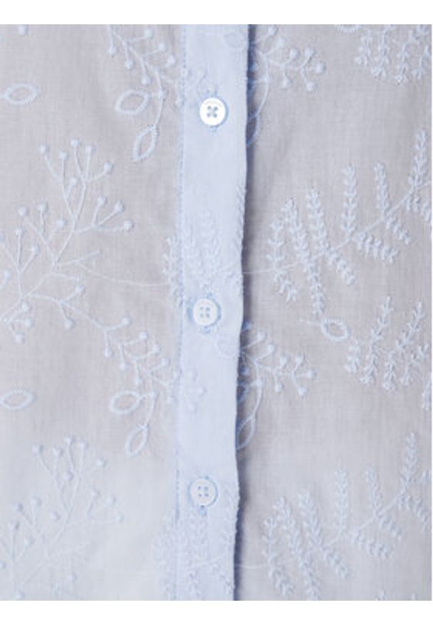 Tatuum Koszula Ines T2501.079 Błękitny Regular Fit. Kolor: niebieski. Materiał: bawełna