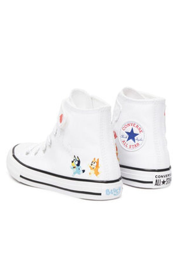 Converse Trampki Converse x Bluey Chuck Taylor All Star Easy On A16715C Biały. Kolor: biały. Materiał: materiał