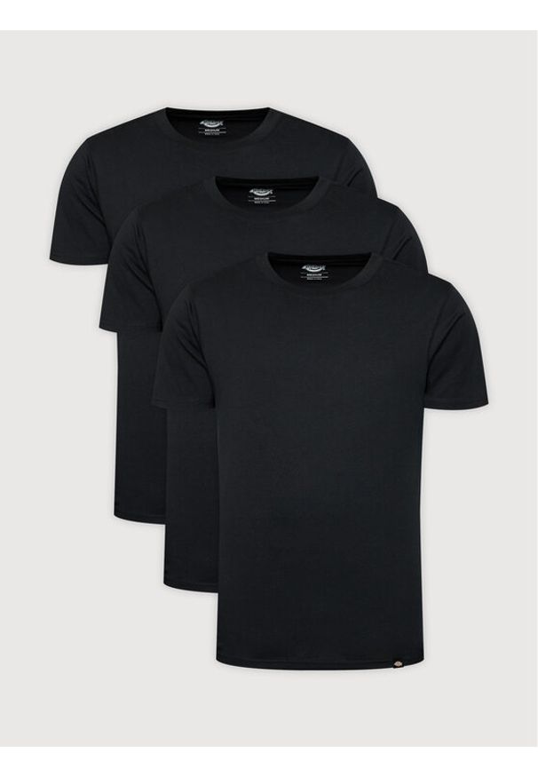 Dickies Komplet 3 t-shirtów Tsht Pk DK621091BLK Czarny Regular Fit. Kolor: czarny. Materiał: bawełna