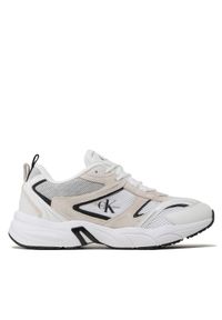 Calvin Klein Jeans Sneakersy Retro Tennis Su-Mesh YM0YM00589 Biały. Kolor: biały. Materiał: materiał #1