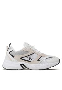 Calvin Klein Jeans Sneakersy Retro Tennis Su-Mesh YM0YM00589 Biały. Kolor: biały. Materiał: materiał