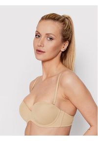Calvin Klein Underwear Biustonosz push-up 0000F2660E Beżowy. Kolor: beżowy. Materiał: syntetyk. Rodzaj stanika: push-up #4