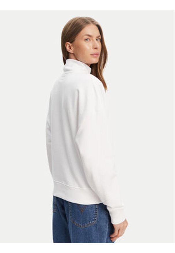 Guess Jeans Bluza W5YQ09 K68I4 Biały Regular Fit. Kolor: biały. Materiał: bawełna