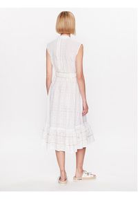 Iconique Sukienka koszulowa IC23 014 Biały Regular Fit. Kolor: biały. Materiał: bawełna. Typ sukienki: koszulowe #2