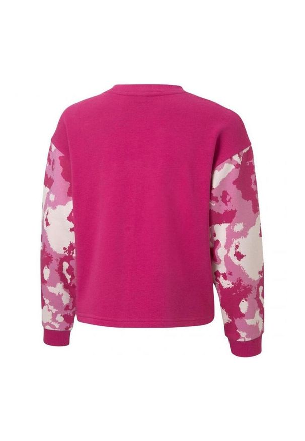 Puma - Bluza Dziecięca Alpha Crew Neck. Kolor: różowy