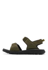 columbia - Columbia Sandały Konos Hiker 2-Strap 2121561 Khaki. Kolor: brązowy. Materiał: skóra, zamsz #9