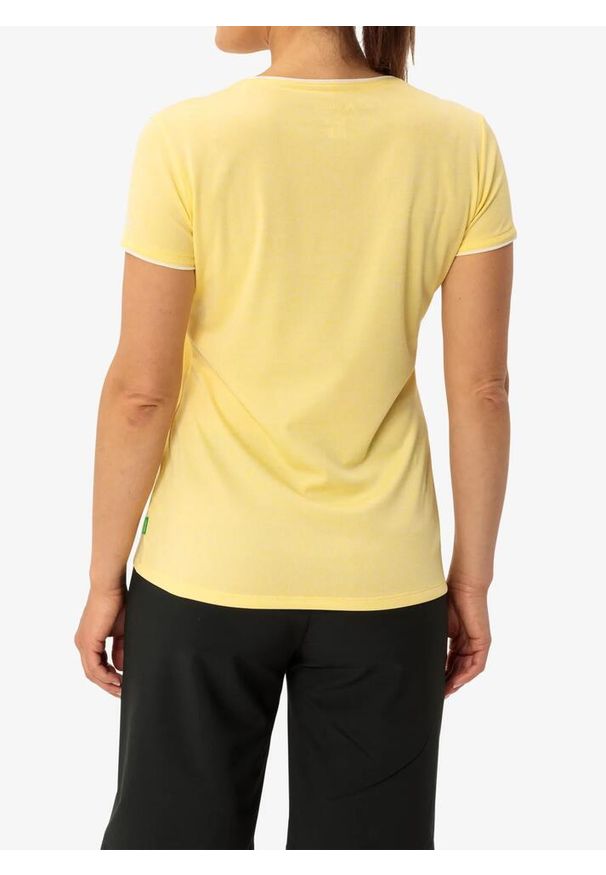 Koszulka szybkoschnąca damska Vaude Essential T-Shirt. Kolor: biały, beżowy, żółty, wielokolorowy