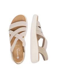 Remonte Sandały CEO-D3L52-60 Beżowy. Kolor: beżowy. Materiał: materiał #3