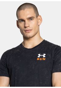 Koszulka do biegania męska czarna Under Armour Keep Run Weird SS II. Kolor: czarny. Sport: bieganie #4