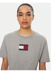 Tommy Jeans T-Shirt DW0DW20461 Szary Relaxed Fit. Kolor: szary. Materiał: bawełna