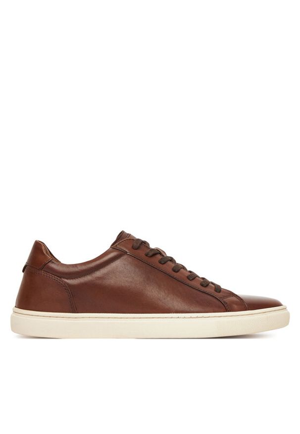 Aldo Sneakersy Classicspec 13614555 Brązowy. Kolor: brązowy. Materiał: skóra