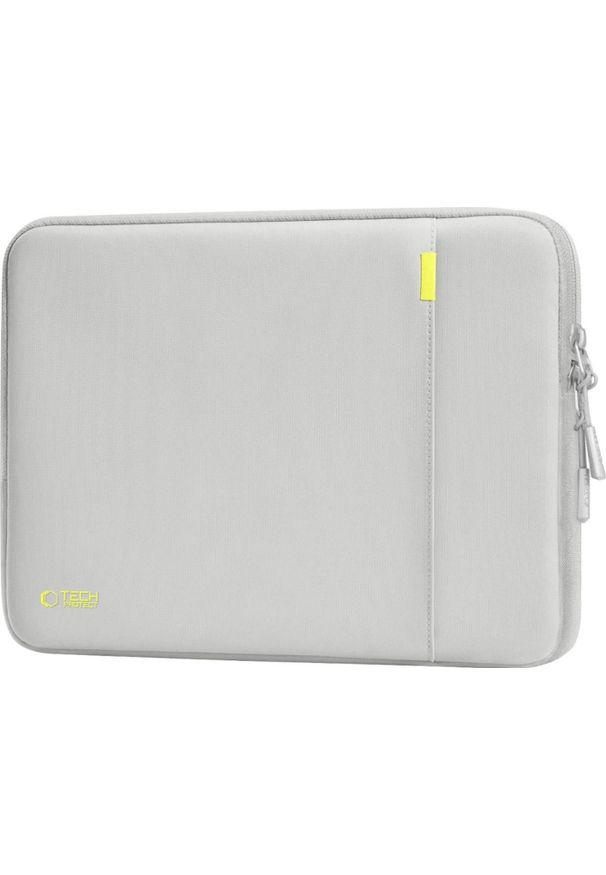 TECH-PROTECT - Etui Tech-Protect Defender Laptop 15-16 szary. Kolor: szary. Materiał: poliester, materiał, mikrofibra. Styl: elegancki, casual