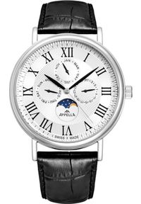 Zegarek Acappella Zegarek męski Appella L70004.5233QF czarny. Kolor: czarny #1