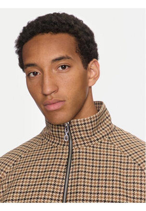 Hugo Kurtka bomber Keyn243X 50520371 Brązowy Modern Fit. Kolor: brązowy. Materiał: syntetyk