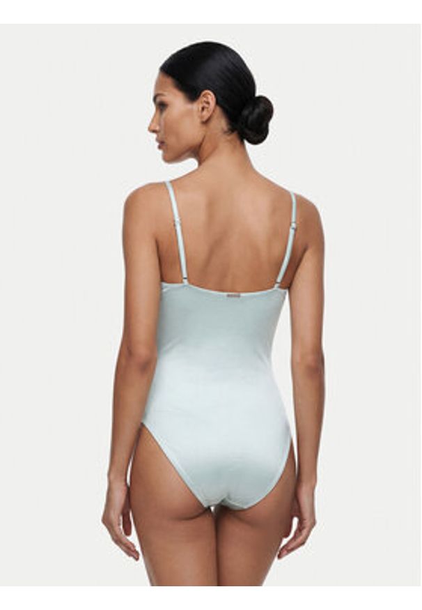 Calvin Klein Swimwear Strój kąpielowy LV00Q61120 Szary. Kolor: szary. Materiał: syntetyk