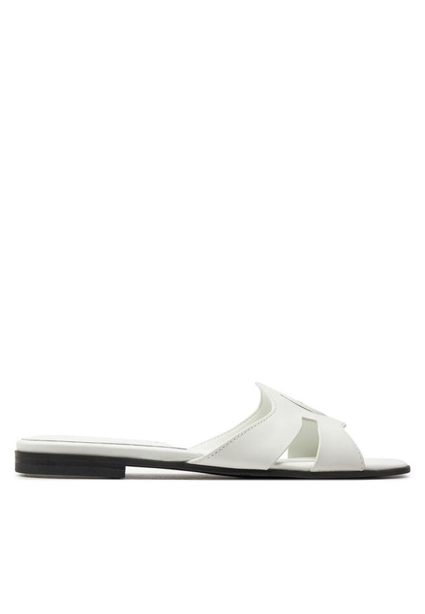 Klapki Guess. Kolor: biały