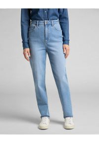 Lee - DAMSKIE SPODNIE JEANSOWE LEE STELLA TAPERED LT NEW HILL L31JMWRT 112139844