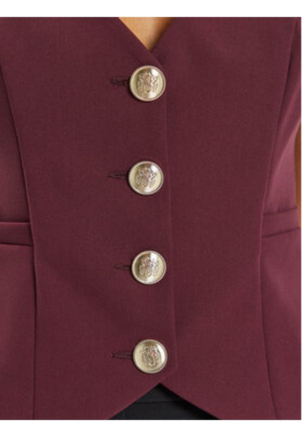 Marciano Guess Kamizelka Celia 4BGN04 7046A Bordowy Regular Fit. Kolor: czerwony. Materiał: syntetyk