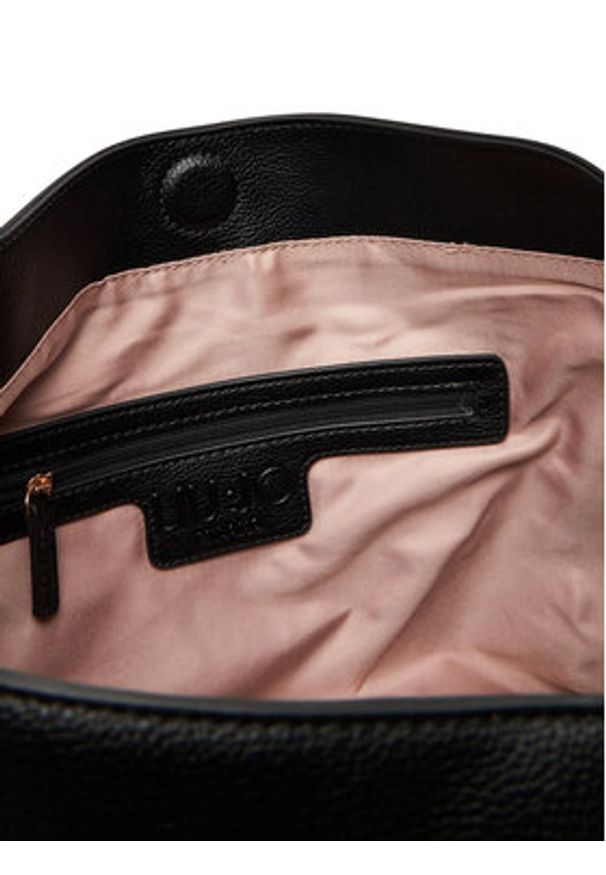 Liu Jo Torebka Ecs M Hobo AF5058 E0058 Czarny. Kolor: czarny. Materiał: skórzane