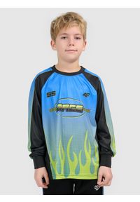 4f - 4F Longsleeve loose szybkoschnący chłopięcy - multikolor 134/140 (8-10 lat). Okazja: na co dzień. Kolor: wielokolorowy. Materiał: materiał. Długość rękawa: długi rękaw. Sezon: lato. Styl: casual #1