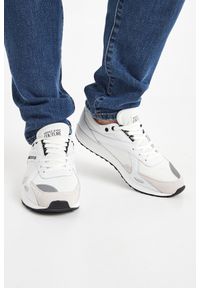 Versace Jeans Couture - SNEAKERSY VERSACE JEANS COUTURE. Nosek buta: okrągły. Zapięcie: sznurówki. Materiał: materiał. Wzór: aplikacja