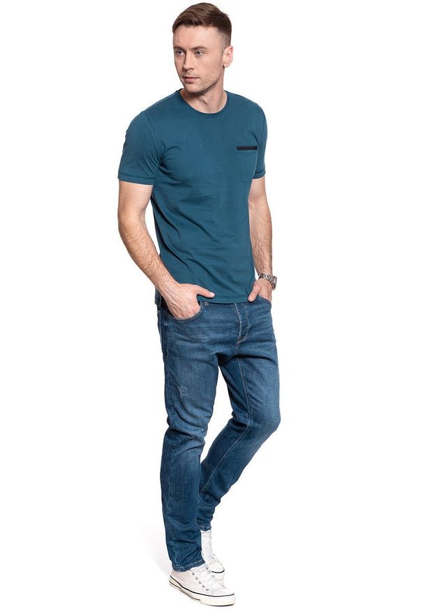 Mustang - MĘSKI T-SHIRT MUSTANG ALEX C POCKET 1009981 5243