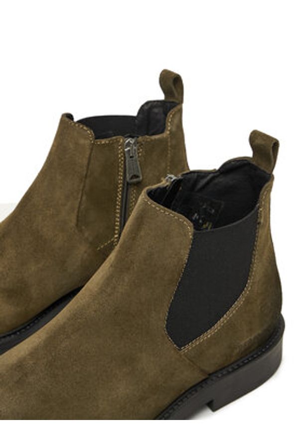 Replay - REPLAY Sneakersy GMC1C.000.C0009L Zielony. Kolor: zielony. Materiał: skóra