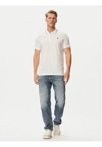 Beverly Hills Polo Club Polo P-SS26M-P450111 Biały Regular Fit. Typ kołnierza: polo. Kolor: biały. Materiał: bawełna #4