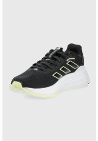 Adidas - adidas buty do biegania Speedmotion GX0578 kolor czarny. Zapięcie: sznurówki. Kolor: czarny. Materiał: materiał, guma. Szerokość cholewki: normalna #4