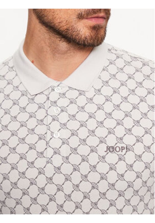 JOOP! Polo 30036150 Biały Modern Fit. Typ kołnierza: polo. Kolor: biały. Materiał: bawełna