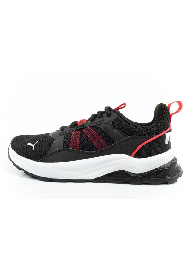 Buty sportowe sneakersy dziecięce chłopięce Puma Anzarun 2.0 czarne. Kolor: czerwony, wielokolorowy, czarny