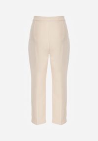 Renee - Beżowe Klasyczne Spodnie VICES Garniturowe High Waist Dimaia. Okazja: na komunię, na co dzień, na imprezę, do pracy, na spotkanie biznesowe. Stan: podwyższony. Kolor: beżowy. Styl: klasyczny #2